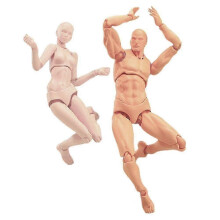 PVC Articulated Mannequin Human Body Model with Movable Joints for Artists Designers And Anatomy Study Display