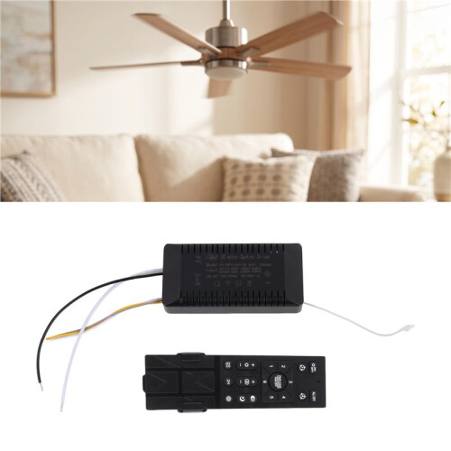 Ceiling Fan Remote Control Kit 6-Speed Adjustable Ceiling Fan Remote Replacement for Home Bedroom 2