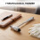 Zinc Alloy Percussion Hammer Multi-Functional Neurological Reflex Diagnostic Hammer Massage Relaxation 7