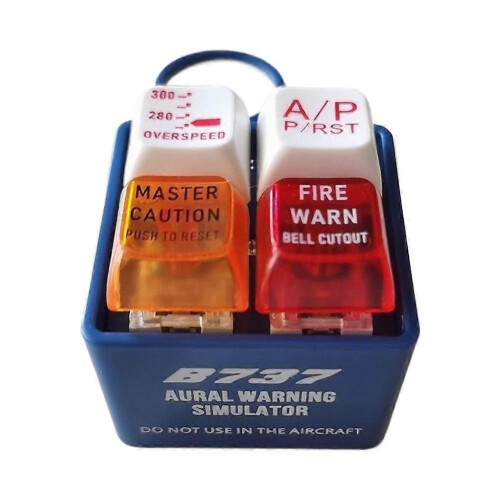 (1pcs, Blue) Airplane Emergency Alert Keychain