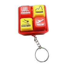 (2pcs, red+blue) Airplane Emergency Alert Keychain
