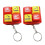 (2pcs, Red) Airplane Emergency Alert Keychain 1