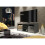 TV Unit Pulse 145cm - Dark Grey with Gloss Doors 2