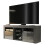 TV Unit Pulse 145cm - Dark Grey with Gloss Doors 3