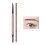 (light brown) Eyebrow Pencil Retractable Slant Tip with Brush Double-end Waterproof 1