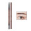 (dark brown) Eyebrow Pencil Retractable Slant Tip with Brush Double-end Waterproof 1