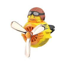 (One size, Yellow Duck) Cute Cartoon Car Air Freshener, Vent Mount Car Perfume