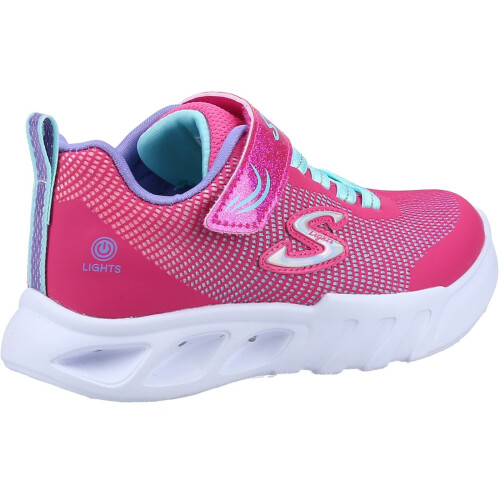 Skechers (, ) Skechers Flicker Flash Girl's Pink/Multi Trainers 1