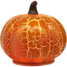 Halloween Pumpkin Accent Light Resin Warm Glow Tabletop Autumn Decor
