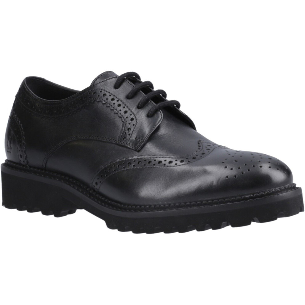 Hush Puppies (, ) Gabi Lace Up Leather Girl's Black Brogues