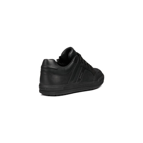 Geox (, ) Geox J Arzach B. D Leather Boy's Black Trainers 1