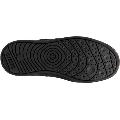 Geox (, ) Geox J Arzach B. D Leather Boy's Black Trainers 2