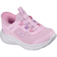 (, ) Skechers Bounder Pro Step One Girl's Light Pink Trainers
