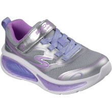 (, ) Skechers Cosmic Glow 2.0 Girl's Silver/Sparkle/Multi Trainers