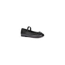 (, ) Geox Plie' Junior Leather Girl's Black Shoes