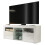 TV Unit Pulse 145cm - White with Gloss Doors 2