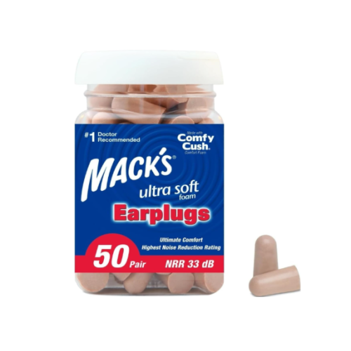 Mack's Ultra Soft Foam Earplugs, 50 Pair - 33dB