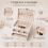 Large Lockable PU Leather Jewellery Organiser Box 8