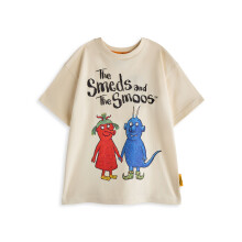 (4-5 Years) Gruffalo & Friends The Smeds and the Smoos Short Sleeved T-Shirt (Unisex Kids Beige)