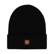 (One Size, Black) Santa Cruz Mens Cruz Label Beanie