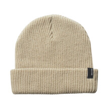 (One Size, Beige) Brixton Mens Heist Rib Knit Beanie