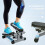 SPORTNOW Mini Stepper, Compact Step Machine Exerciser with Resistance Bands 7