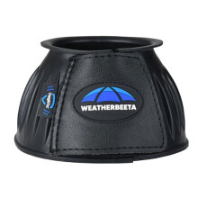 (9cm x 43cm, Black) Weatherbeeta Tough Tec Prime Rubber Horse Bell Boots (Pack of 2)