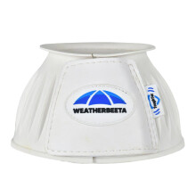 (9cm x 43cm, White) Weatherbeeta Tough Tec Prime Rubber Horse Bell Boots (Pack of 2)