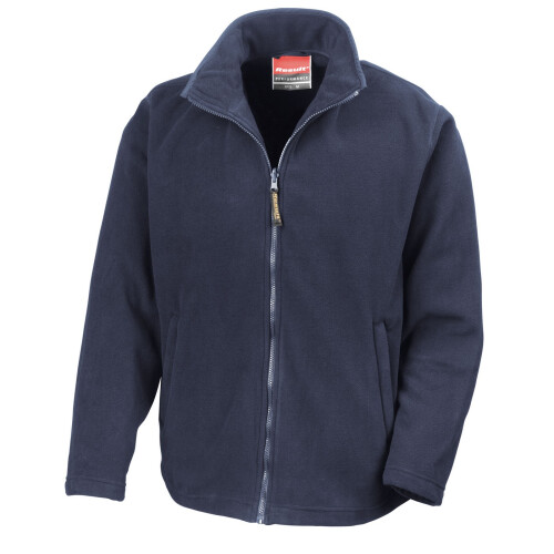 Result (S, Navy) Result Mens Horizon Micro High Density Compact Fleece Jacket