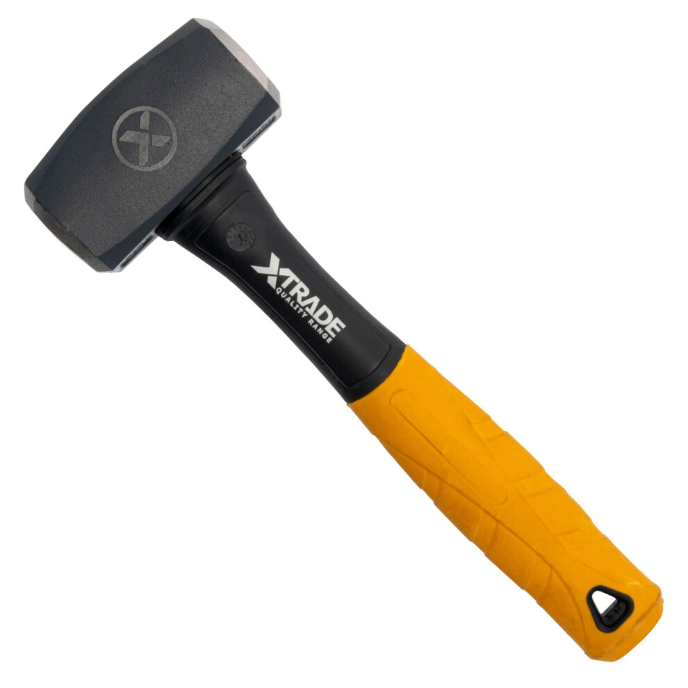 (2.5Lb, Yellow/Black) Xtrade Fibreglass Club Hammer