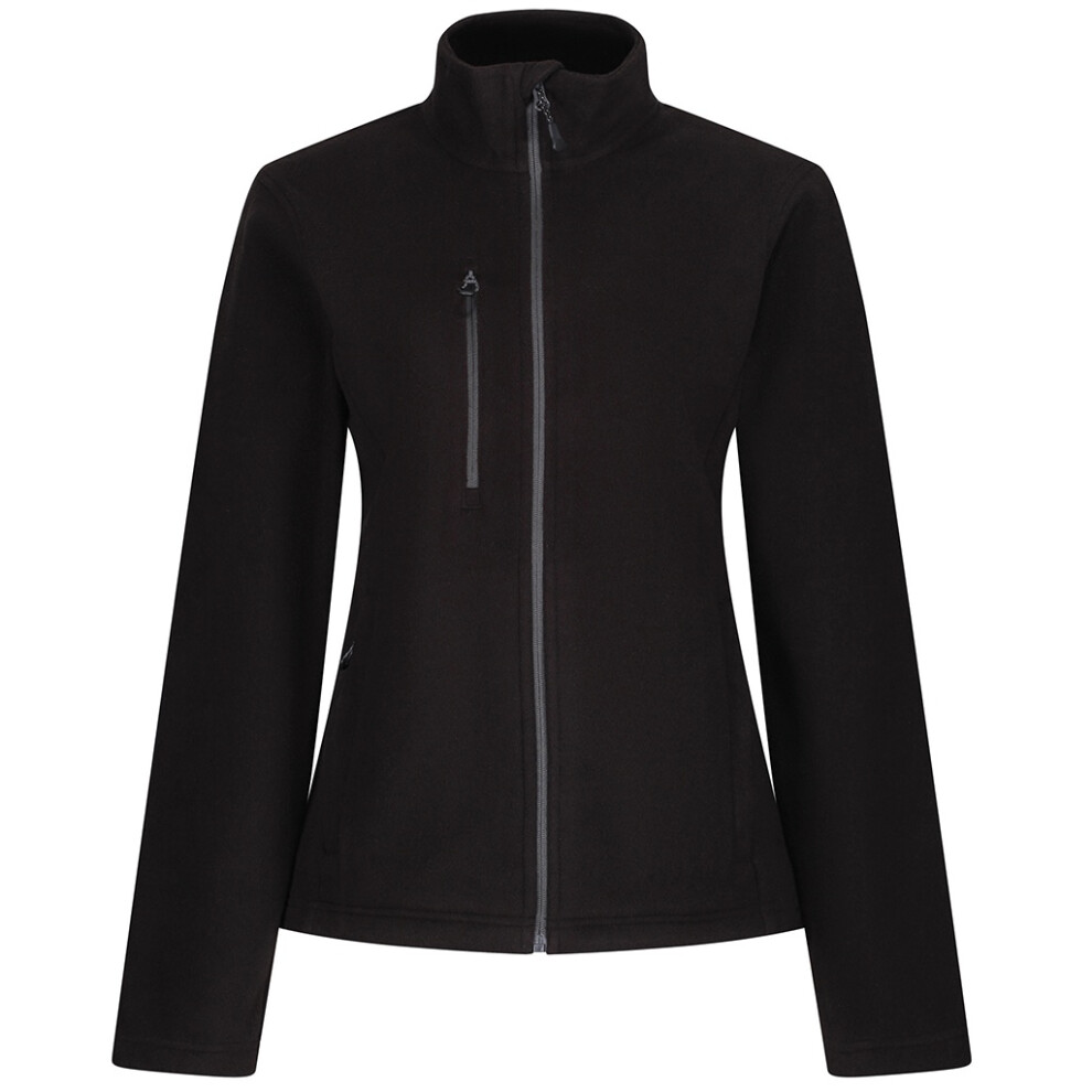 Regatta Women's Honestly Made Recycled Fleece Jacket, Lightweight Anti-Pilling Full Zip Black Size 16 UK - Image 3