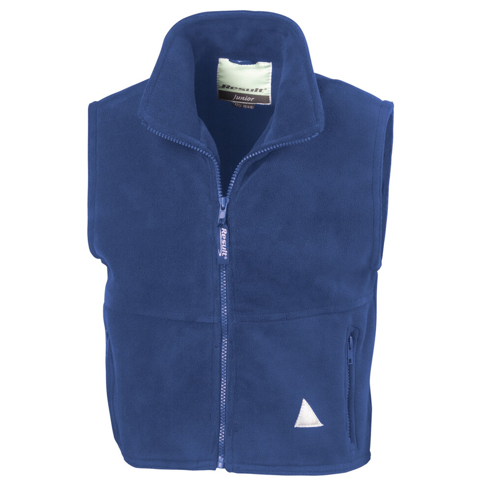 Result (10-12 Years, Royal Blue) Childrens/Kids Polartherm Fleece Body Warmer