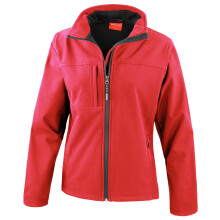 (S, Red) Result Womens Softshell Premium 3 Layer Performance Jacket (Waterproof, Windproof & Breathable)