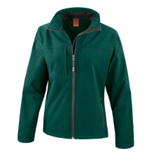 (2XL, Bottle Green) Result Womens Softshell Premium 3 Layer Performance Jacket (Waterproof, Windproof & Breathable)