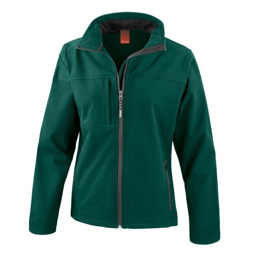 Result (2XL, Bottle Green) Result Womens Softshell Premium 3 Layer Performance Jacket (Waterproof, Windproof & Breathable)