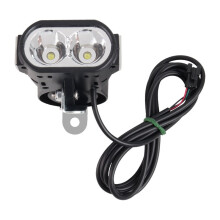 Luz LED para Bicicleta Eléctrica, Resistente Al Agua, con Bocina Potente de 80-100 DB, Ideal para Ciclismo Nocturno.