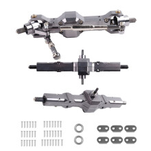 Caixa de Engrenagens Do Eixo da Ponte Traseira Do Meio Dianteiro de Metal para WPL B16 B36 FY004 1/16 RC Carro CaminhãO AcessóRios PeçAs de