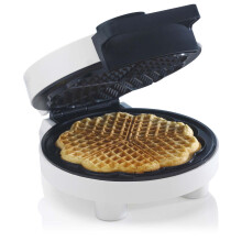 Hartvormig wafelijzer, 5 wafels, antiaanbaklaag, 1000W