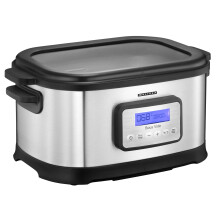 Sous-vide kooktoestel, 6 liter inhoud, 520 watt, zwart/roestvrij staal