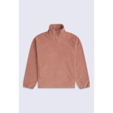 (14 UK, Tan) Animal Womens/Ladies Stockholm Half Zip Fleece Top