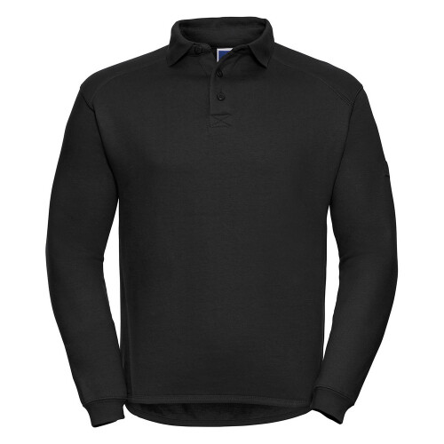 Russell (S, Black) Russell Mens Heavy Duty Sweatshirt