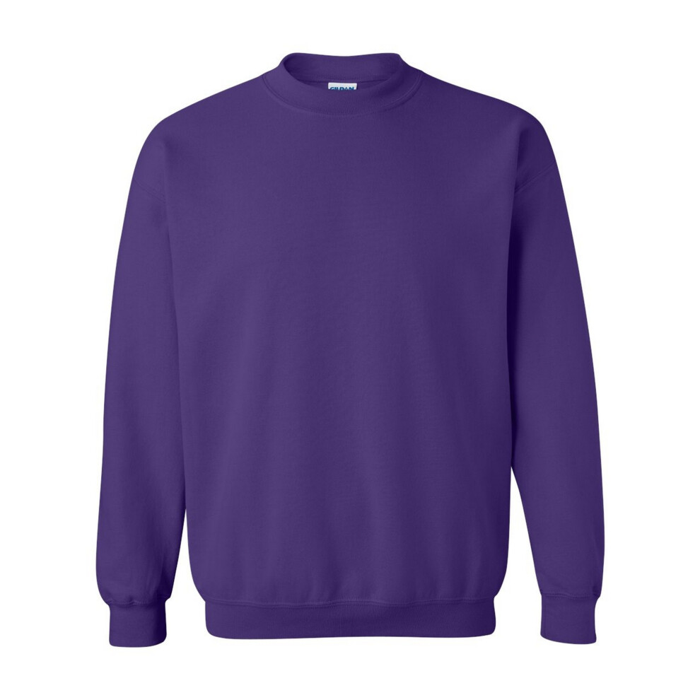 Gildan (Xl, Purple) Heavy Blend Unisex Adult Crewneck Sweatshirt