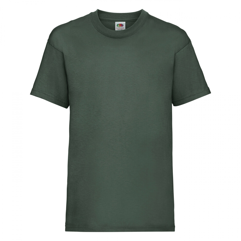 Fruit Of The Loom (3-4, Bottle Green) Childrens/Kids Valueweight T-Shirt