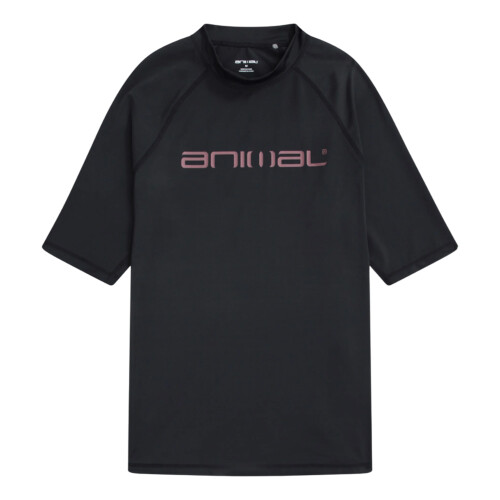 (S, Jet Black) Animal Mens Kai Rash Top