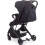 Portable Baby Stroller One-Hand Folding Pushchair W/Adjustable Backrest 2