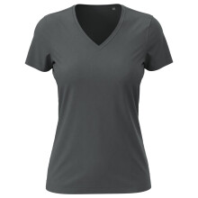 (XL, Slate Grey) Stedman Womens/Ladies Classic V Neck Tee
