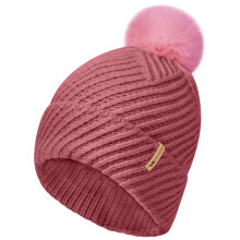 (One Size, Faded Rose) Trespass Womens Fleece Lined Beanie Hat - Anala