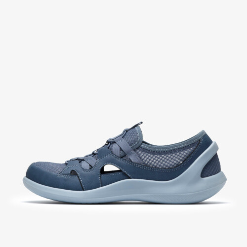 Clarks Solevana Step Blue Grey 1