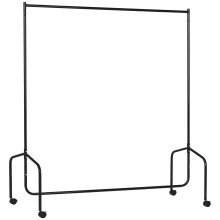 Perchero Colgador con Rueda Negro 150 x 60 x 170 cm