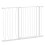 PawHut Barrera Seguridad Perro Blanco 115 x 1.5 x 76 cm 1
